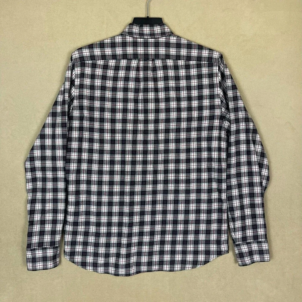 J.Crew Brushed Twill Button‎ Up Long Sleeve Shirt Mens M Slim Fit Multicolor